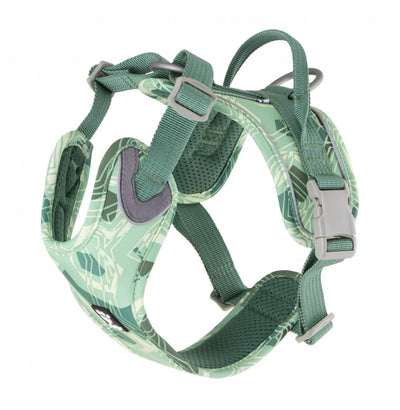 Weekend Warrior Harness - Hurtta Weekend Warrior Dog Harness / Rope Leash Park Camo - Ergonomic + Suitable For Active Dogs