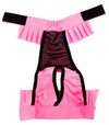 Heat Pants - Finnero Ballerina Heat Pants (Pink) For Female Dogs - Protect Furniture, Prevent Marking & Urine Leakage