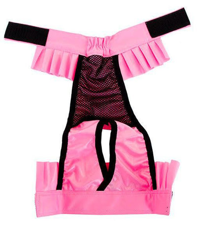 Heat Pants - Finnero Ballerina Heat Pants (Pink) For Female Dogs - Protect Furniture, Prevent Marking & Urine Leakage