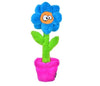 Cycle Dog Toys - Duraplush Unstuffed Potted Flowers Dog Toy - Ideal For Super Shredders