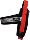 T-harness - Hakusan Comfort Just Fit Dog T-Harness (Black X Red) - Neoprene Padding + Reflective Strips