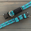 Wilderdog - Wilderdog Islander Reflective Dog Collar + Quick Clip Leash - Made Of Rock Climbing Rope