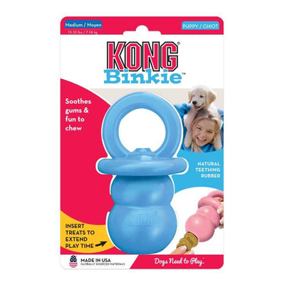 Kong Binkie (Puppy) – (S / M) - Dental Chew Toy - Can use with dog treats