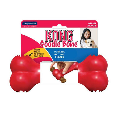 Kong Goodie Bone – (S / M / L) - Dental Chew Toy - Can use with dog treats