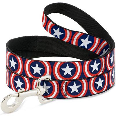 Buckle-Down - Captain America - Collar, Leash For Dogs - Patented