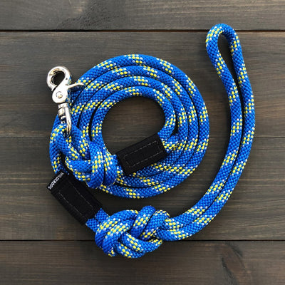 Wilderdog - Wilderdog Mariner Dog Collar + Quick Clip Leash (150cm) - Made Of Rock Climbing Rope