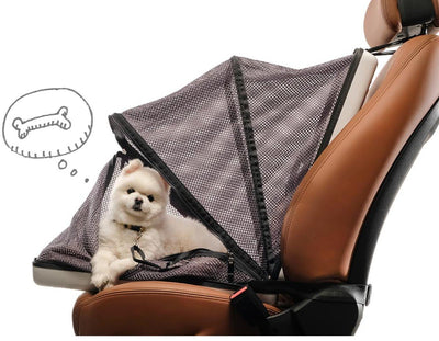 Nowwe - Nowwe Carrie - Portable + Foldable Safety Car Seat + Bed For Small Dogs (7kg / 50cm) / Cats