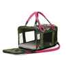 Pet Carrier - Roverlund Pet Carrier (Car Seat + Carrier + Mobile Dog Bed) - Camo / Magneta