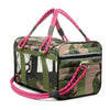 Pet Carrier - Roverlund Pet Carrier (Car Seat + Carrier + Mobile Dog Bed) - Camo / Magneta